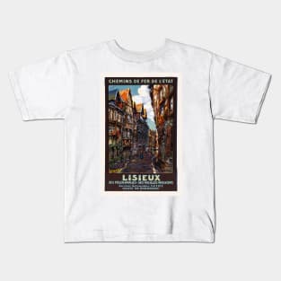 Lisieux France Vintage Poster 1930 Kids T-Shirt